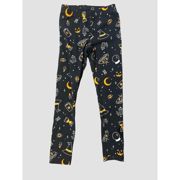 Girls Small Halloween Set Cat & Jack Top And Leggings Kids 6/6x - Picture 2 of 7